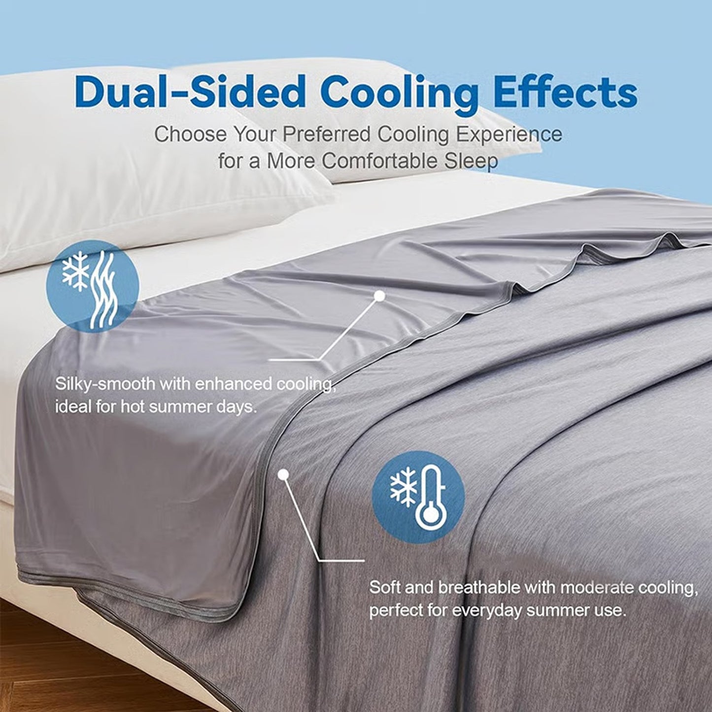 Cooling Blanket for Night Sweats and Hot Flashes