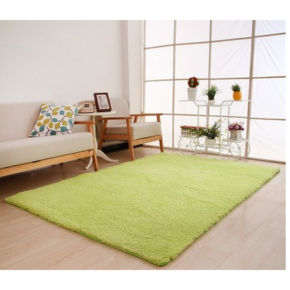 Luxurious Soft Shag Area Rug – Modern Comfort in Black & White 8x10