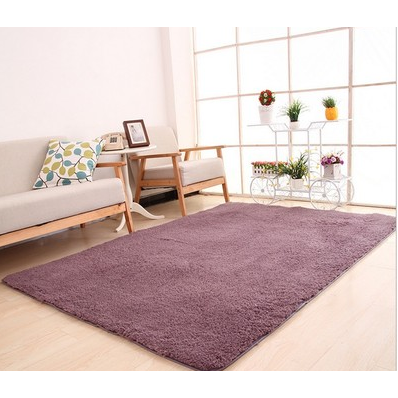 Luxurious Soft Shag Area Rug – Modern Comfort in Black & White 8x10
