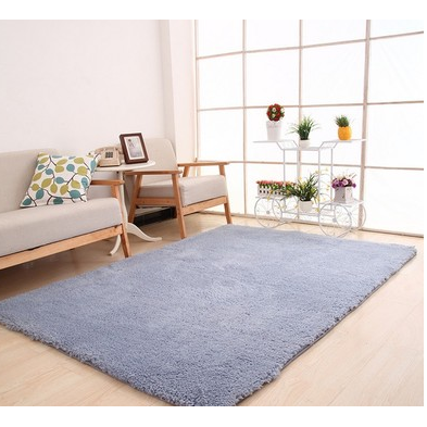 Luxurious Soft Shag Area Rug – Modern Comfort in Black & White 8x10