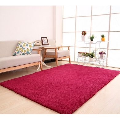 Luxurious Soft Shag Area Rug – Modern Comfort in Black & White 8x10