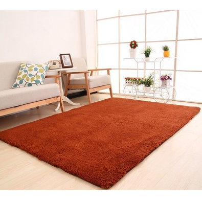 Luxurious Soft Shag Area Rug – Modern Comfort in Black & White 8x10