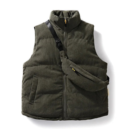 Men's Casual Sleeveless Vest Jacket - Versatile Warm Waistcoat
