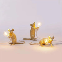 Gold Standing Mouse