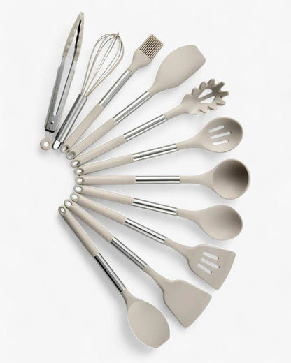 Elegant Minimalist Silicone Kitchen Utensil Set