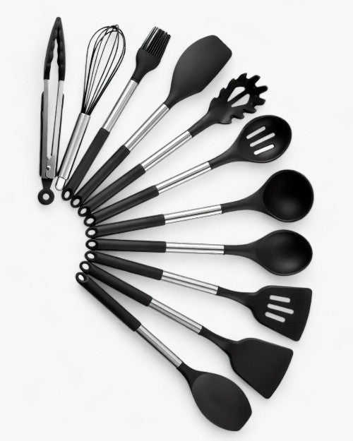 Elegant Minimalist Silicone Kitchen Utensil Set