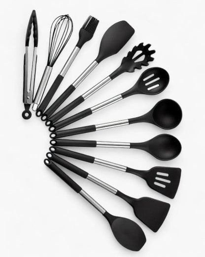 Elegant Minimalist Silicone Kitchen Utensil Set
