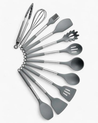 Elegant Minimalist Silicone Kitchen Utensil Set