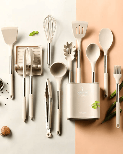 Elegant Minimalist Silicone Kitchen Utensil Set