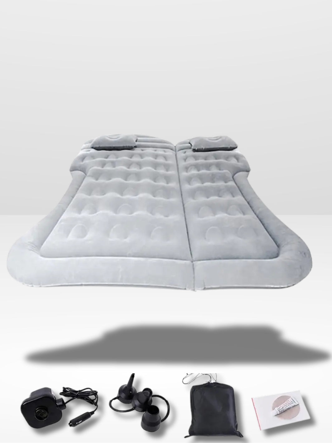 Comfortable Inflatable Car Mattress in Gray