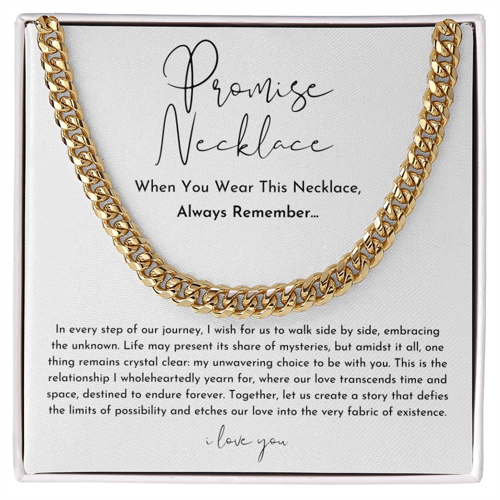 Promise Necklace for Meaningful Connections
