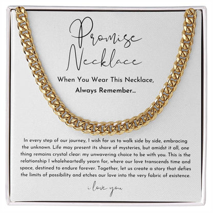 Promise Necklace for Meaningful Connections