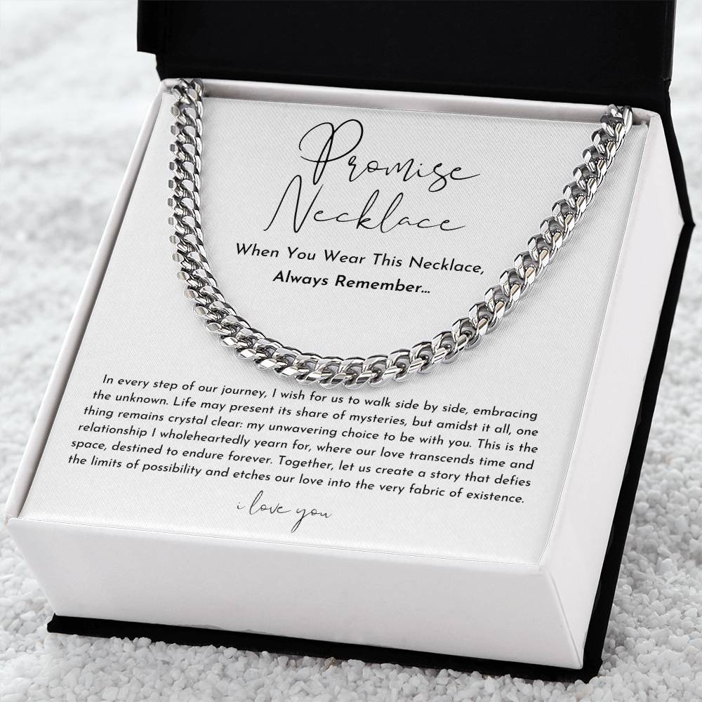 Promise Necklace for Meaningful Connections