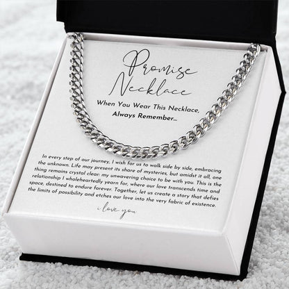 Promise Necklace for Meaningful Connections