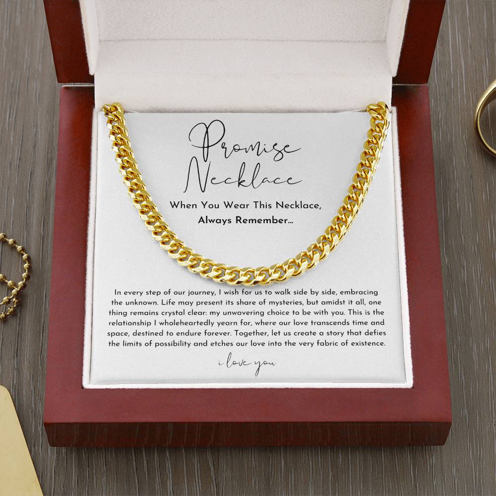 Promise Necklace for Meaningful Connections