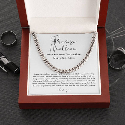 Promise Necklace for Meaningful Connections