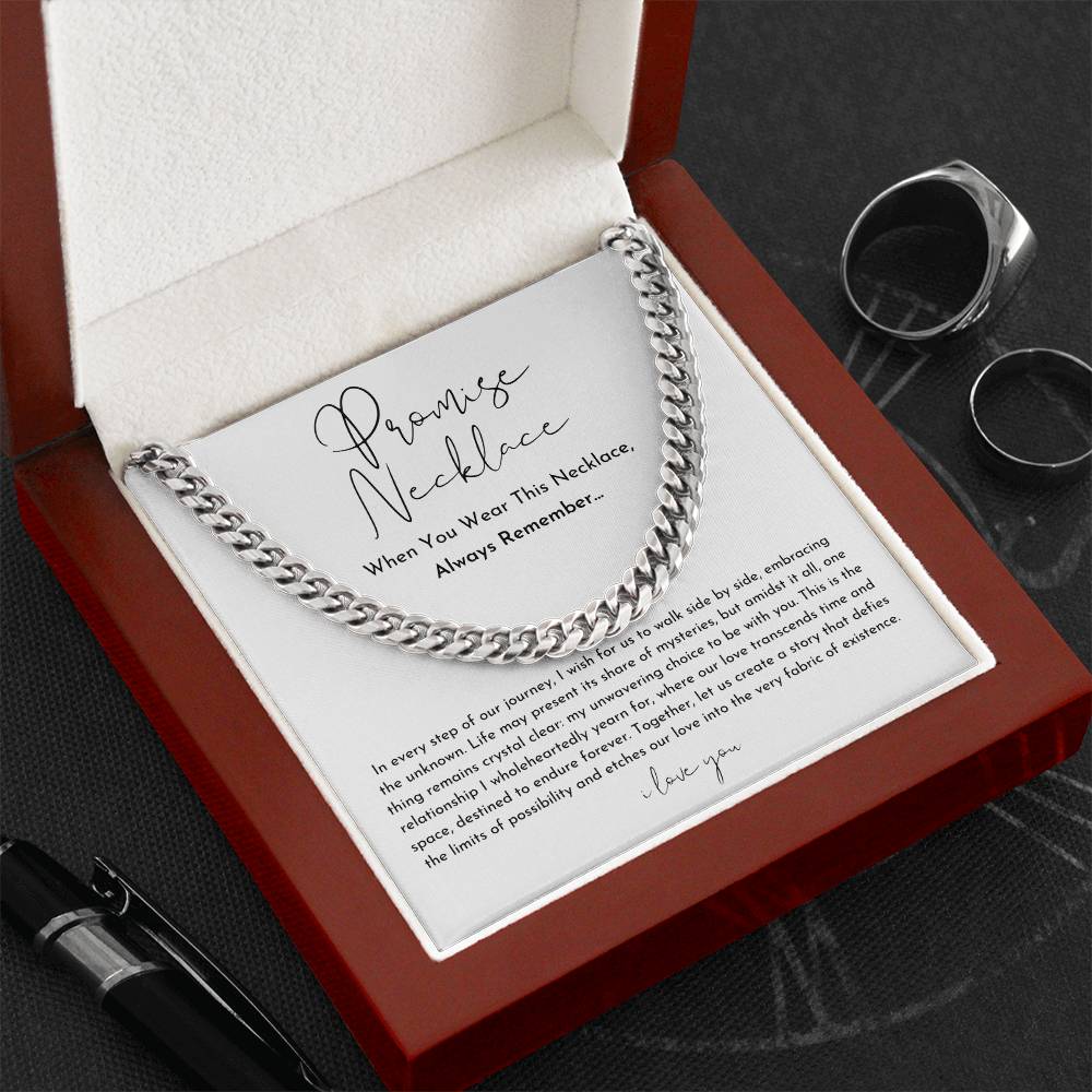 Promise Necklace for Meaningful Connections
