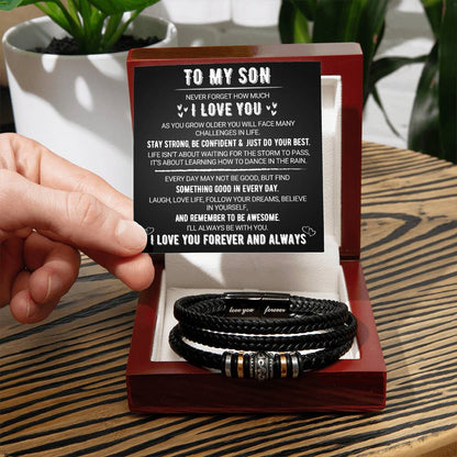 Endless Bond - Gift Bracelet for My Beloved Son