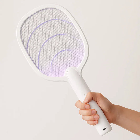 Rechargeable 2-in-1 Electric Insect Zapper and Fly Swatter – 2500V, Chemical-Free