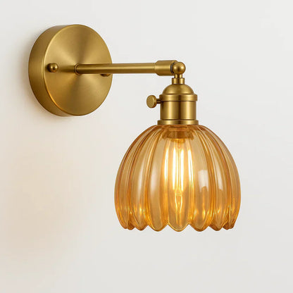 Tulip-Shaped Retro Wall Lamp – Vintage Accent Lighting