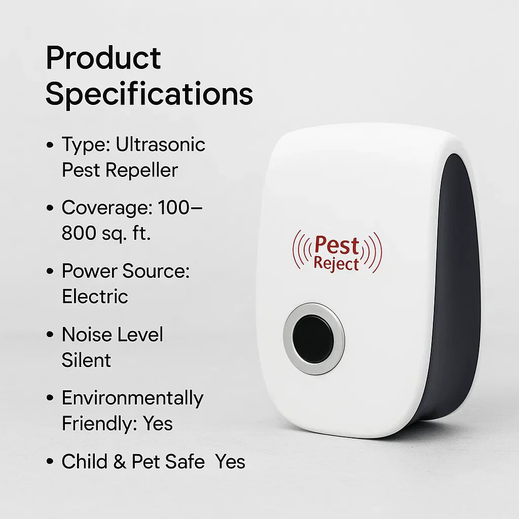 Ultrasonic Squirrel Deterrent Device - Effective Pest Control for Gardens and Yards