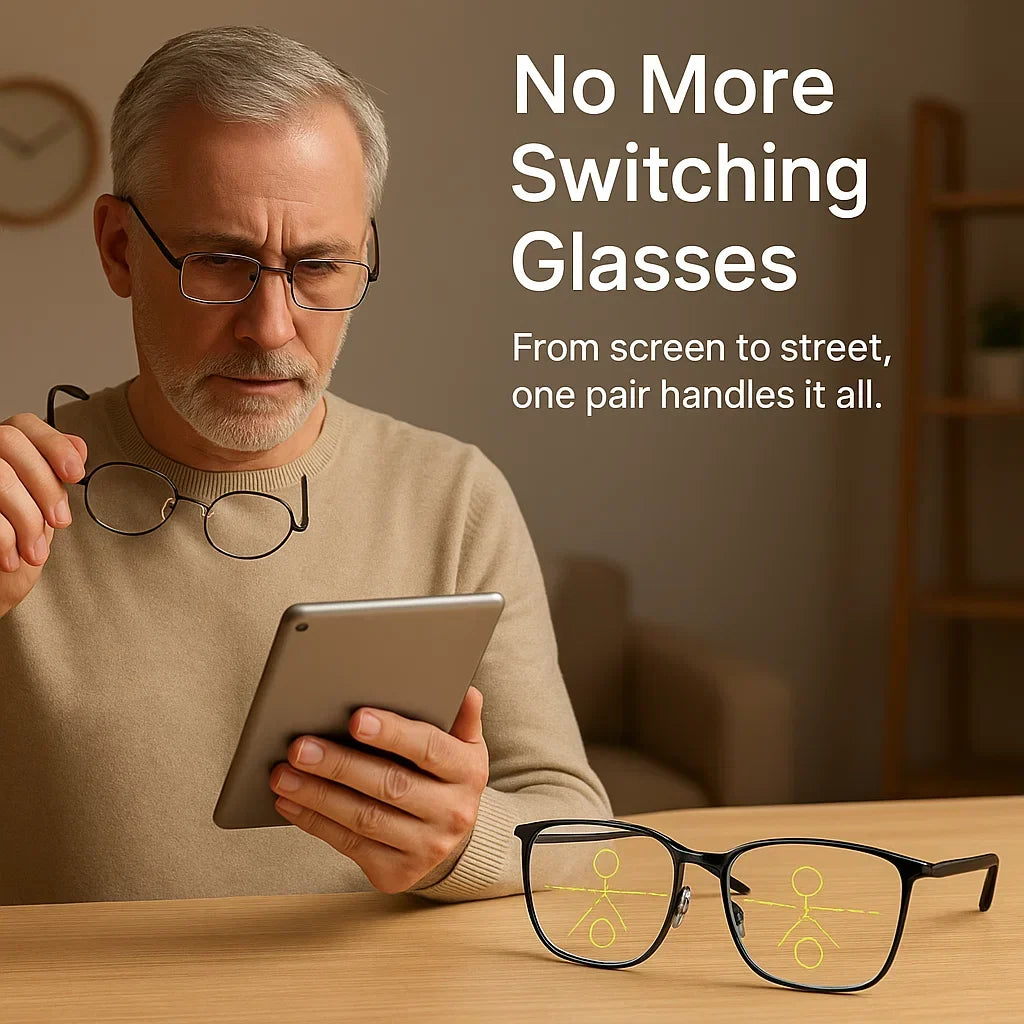 Versatile Vision Glasses with Glare Reduction Technology