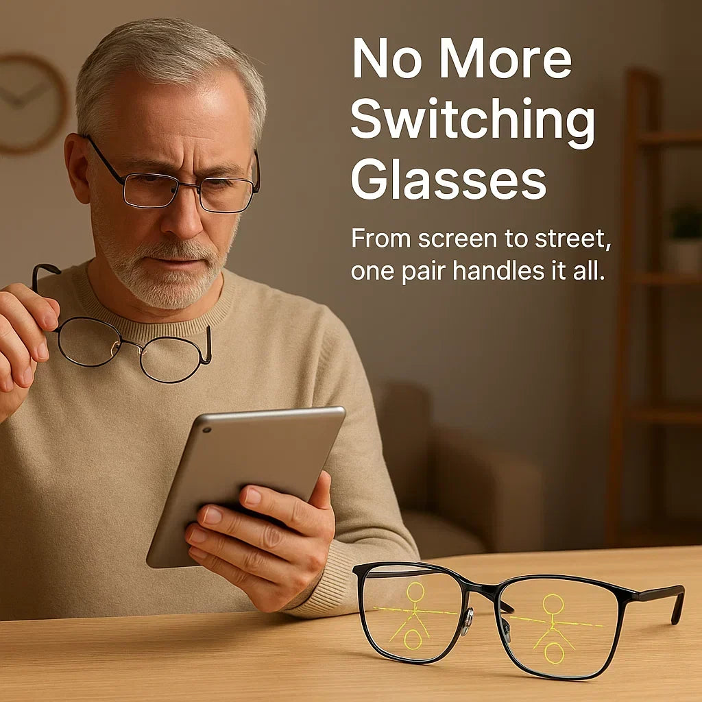 Versatile Vision Glasses with Glare Reduction Technology