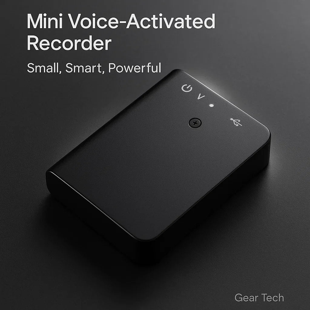 Compact Voice Recorder – Discreet Mini Device for Audio Capture and Voice Activation