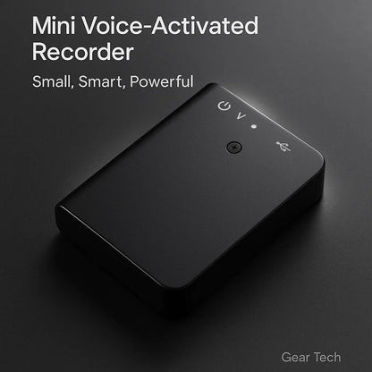Compact Voice Recorder – Discreet Mini Device for Audio Capture and Voice Activation