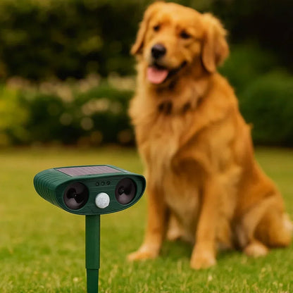 Solar-Powered Ultrasonic Animal Repeller