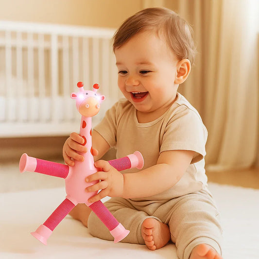 Baby Toy Giraffe with Sensory Suction Cups