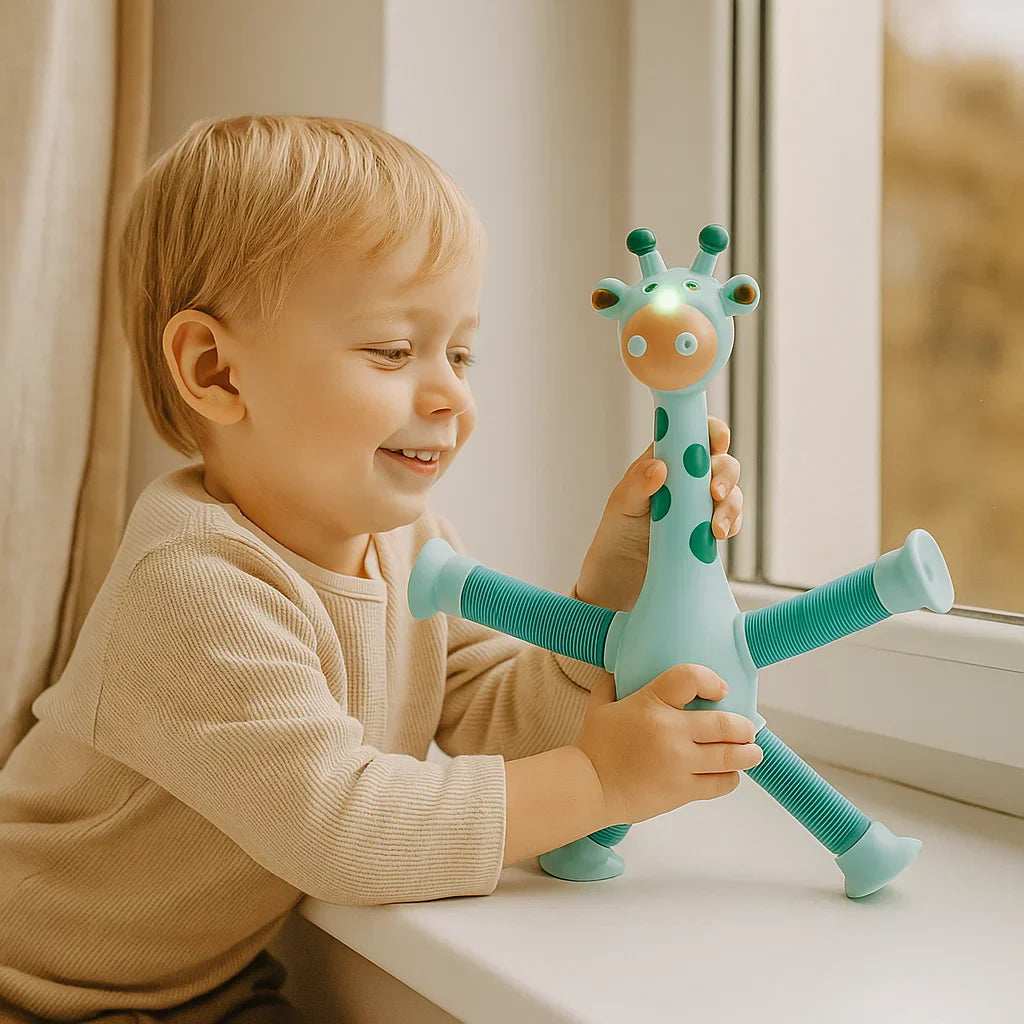 Baby Toy Giraffe with Sensory Suction Cups