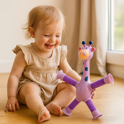 Baby Toy Giraffe with Sensory Suction Cups