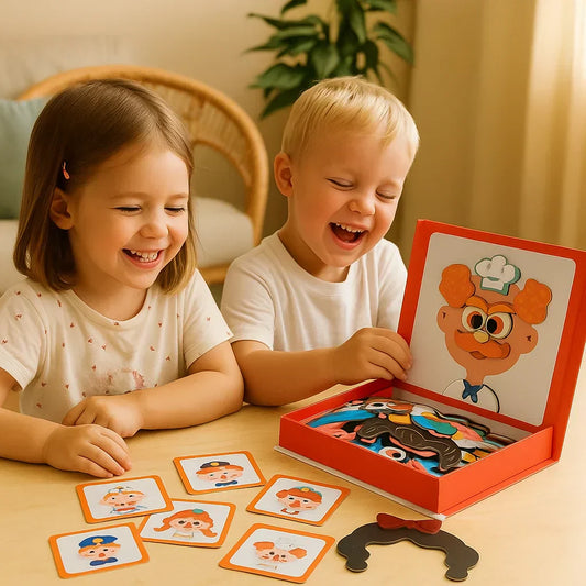 Educational Puzzle Game for Kids about Facial Expressions