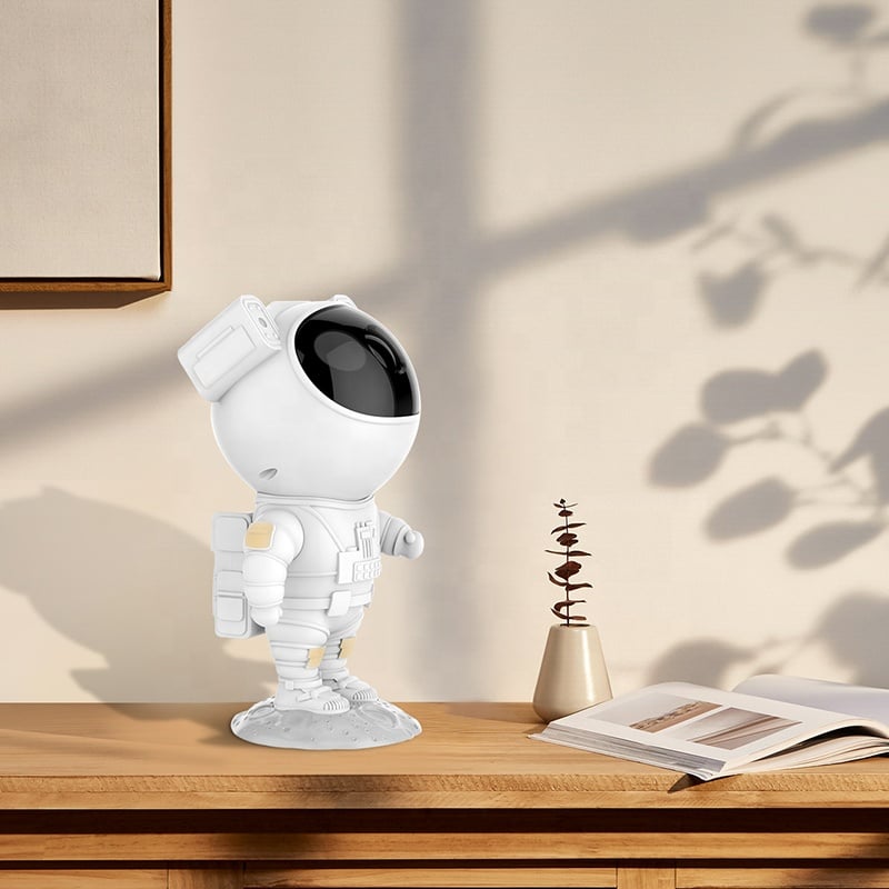 Astronaut-Themed Star Projector Night Light