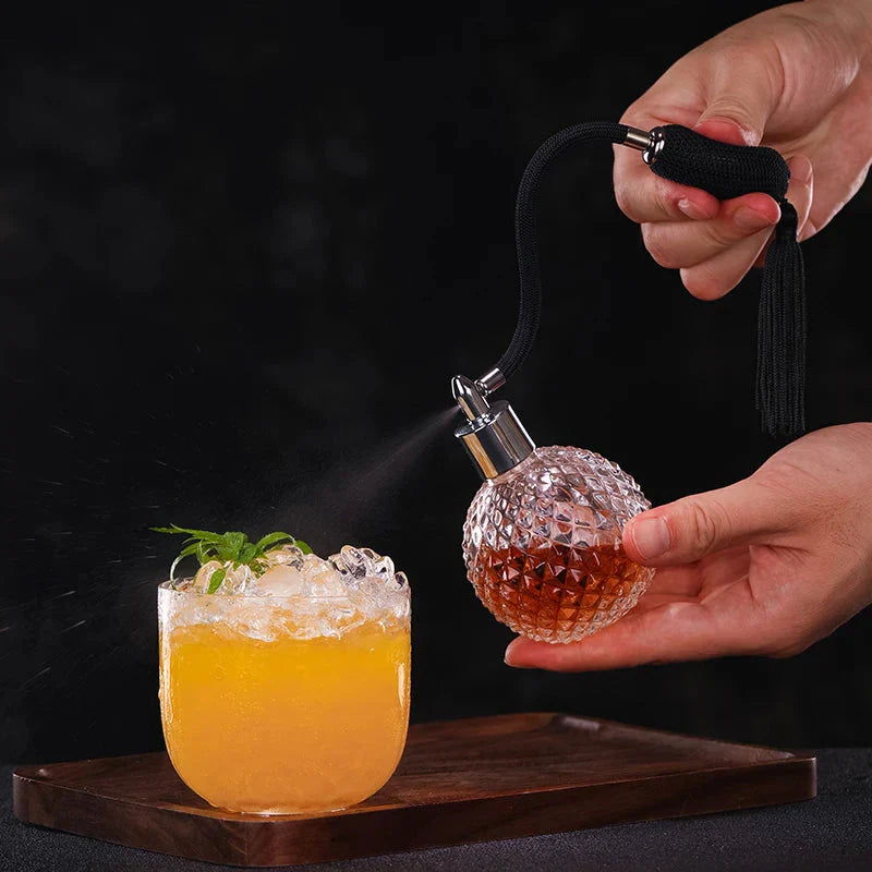 Refillable Classic Cocktail Atomizer Spray Bottle with Air Bulb