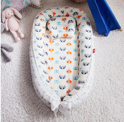 Portable Cotton Baby Nest for Safe and Cozy Relaxation
