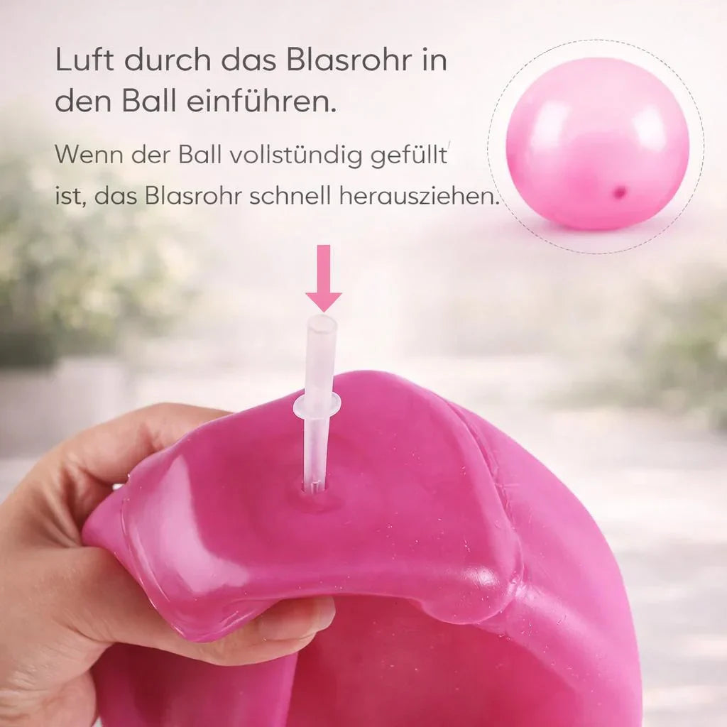 XXL Inflatable Play Ball | Colorful Rubber Ball for Kids