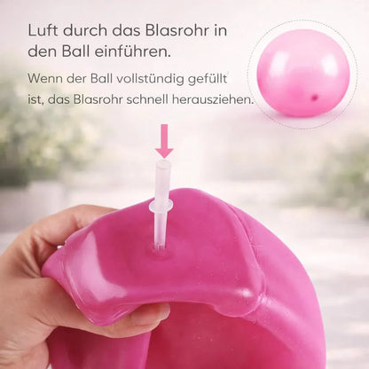 XXL Inflatable Play Ball | Colorful Rubber Ball for Kids