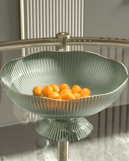 Stylish Fruit Bowl with Gold Detailing – Chic Design