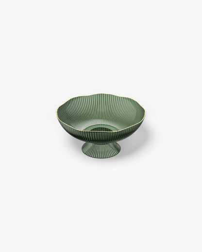 Stylish Fruit Bowl with Gold Detailing – Chic Design