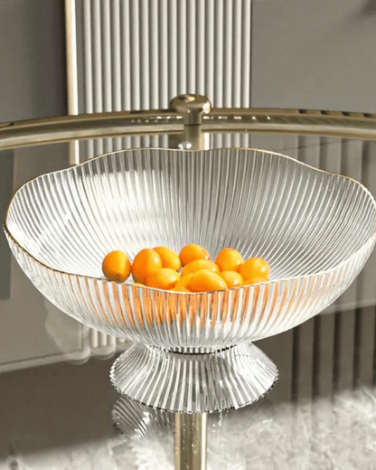Stylish Fruit Bowl with Gold Detailing – Chic Design
