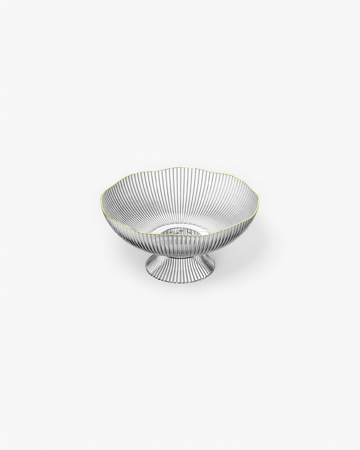 Stylish Fruit Bowl with Gold Detailing – Chic Design
