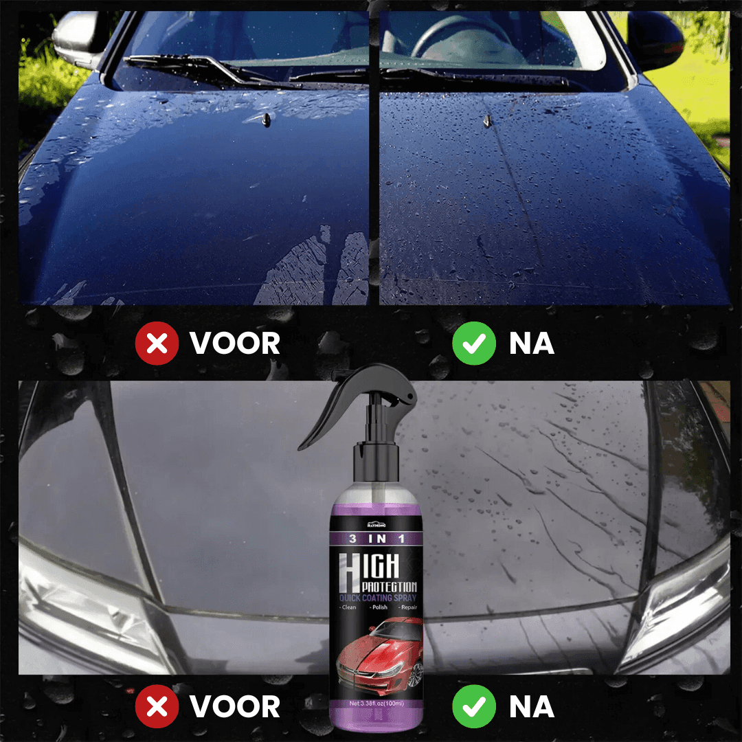 3-in-1 Nano Ceramic Coating Spray for Cars | Buy 1 Get 2 Free