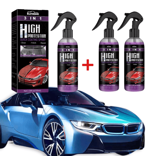3-in-1 Nano Ceramic Coating Spray for Cars | Buy 1 Get 2 Free