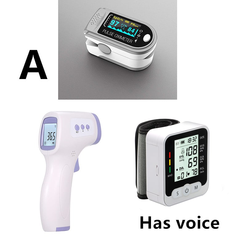 Smart Wrist Blood Pressure Tracker with LCD and Heart Rate Monitor