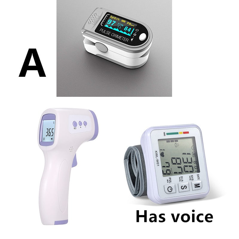 Smart Wrist Blood Pressure Tracker with LCD and Heart Rate Monitor