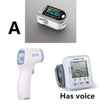 Smart Wrist Blood Pressure Tracker with LCD and Heart Rate Monitor