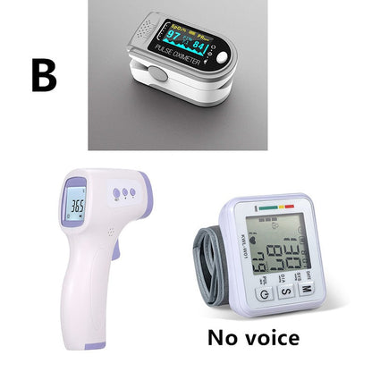 Smart Wrist Blood Pressure Tracker with LCD and Heart Rate Monitor