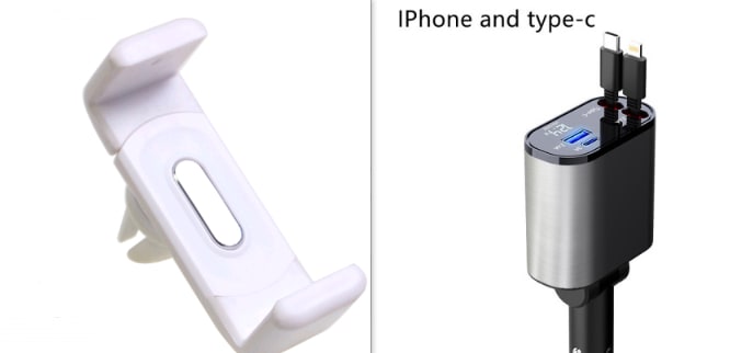 SmartDrive Recharge: Fast Dual USB Car Charger with Auto-Retract